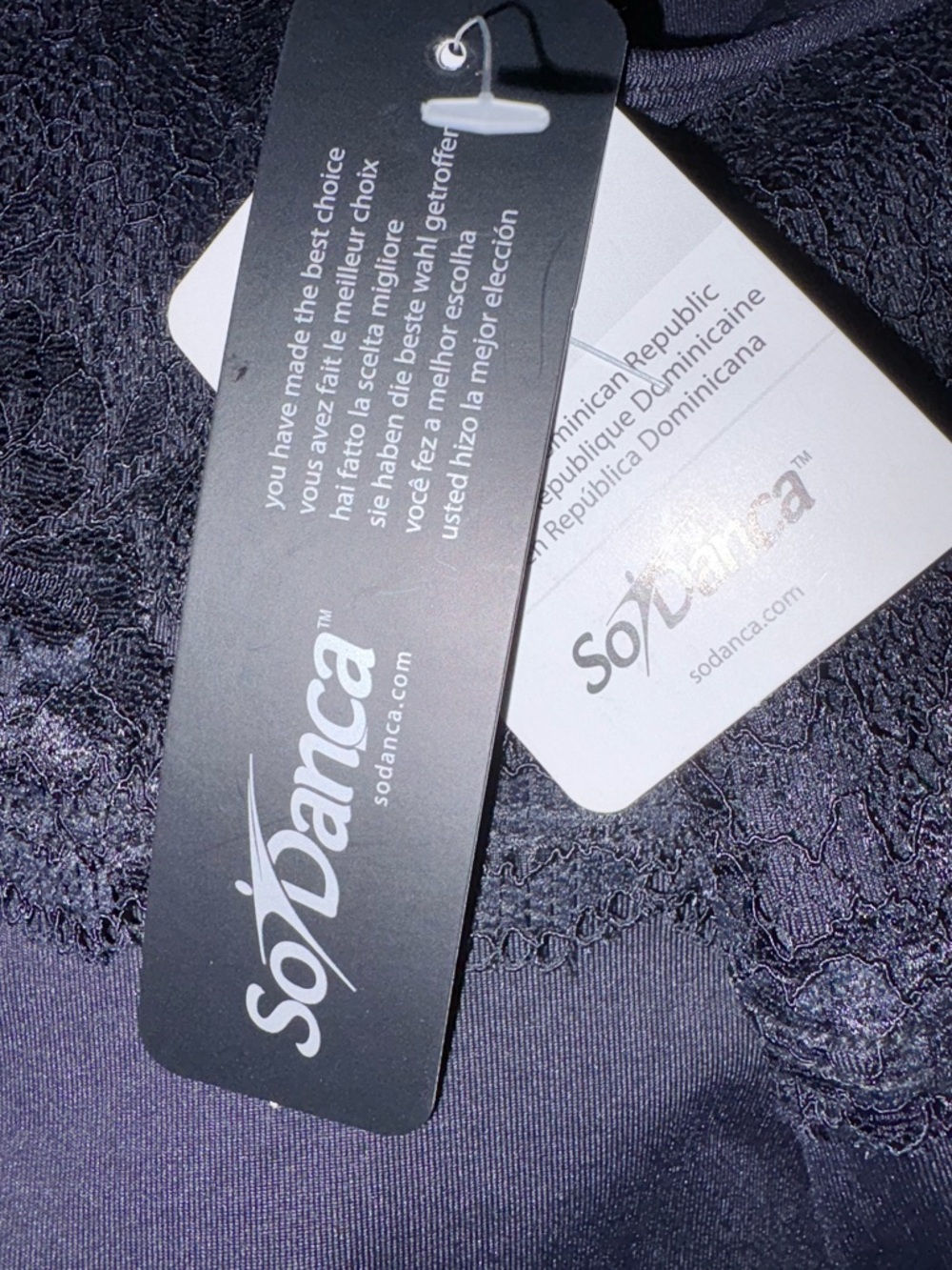 BNWT So Danca Lace Crop Top - Picture 3 of 5